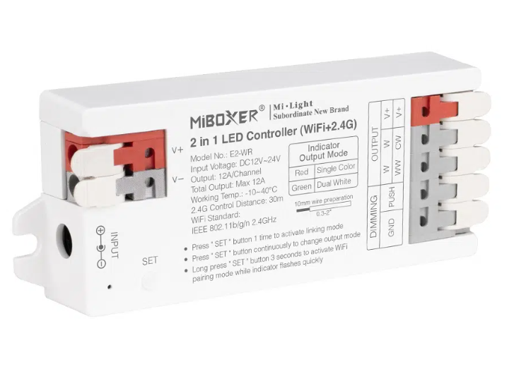 LED Controller 2 in 1 WiFi+2,4GHz